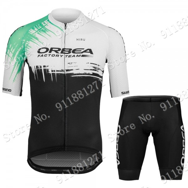 Orbea Factory Team 2021 abbigliamento Bici Completo Maglia Ciclismo Corta e Salopette Kn7HA