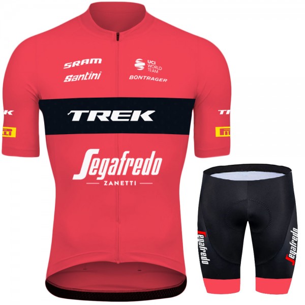 Trek Segafredo Tour De France 2022 Team Abbigliamento Fietsshirt Korte Mouw + Korte Fietsbroeken gCV4M