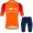 ineos grenadier Tour De France 2022 Team abbigliamento Bici Completo Maglia Ciclismo Corta e Salopette Orange rf2jj