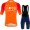 ineos grenadier Tour De France 2022 Team abbigliamento Bici Completo Maglia Ciclismo Corta e Salopette Orange o1Gym