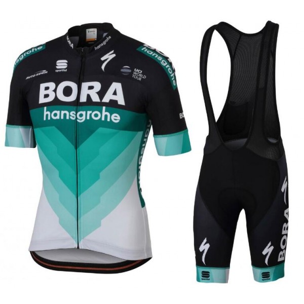 BORA hansgrohe TEAM 2018 abbigliamento Ciclismo Completo Maglia Ciclismo Corta e Salopette 66806VU