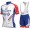 GROUPAMA-FDJ 2018 abbigliamento Ciclismo Completo Maglia Ciclismo Corta e Salopette 13277JQ