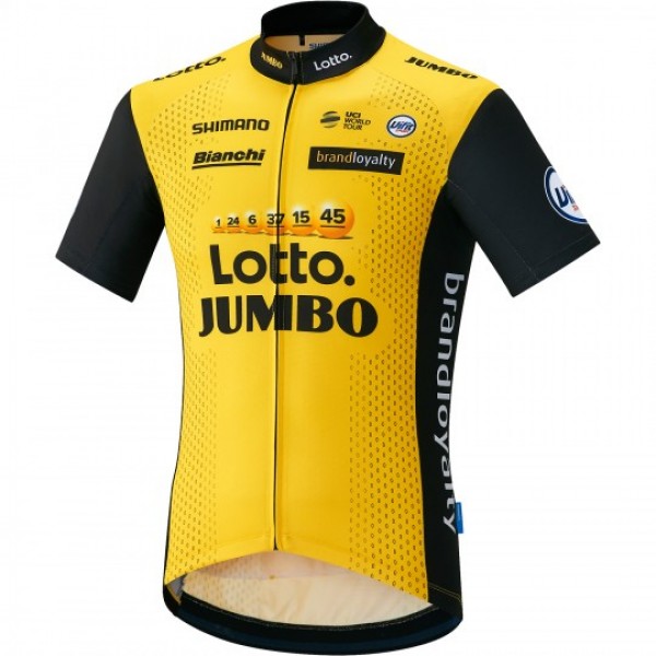 LottoNL-Jumbo 2018 Maglia Ciclismo Manica Corta 25898FT LottoNL-Jumbo 2018 Maglia Ciclismo Manica Corta 25898FT