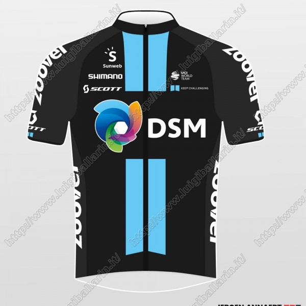 Sunweb DSM 2021 abbigliamento Bici Completo Maglia Ciclismo Corta YSKUM