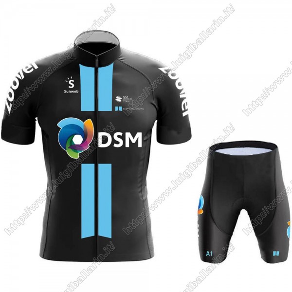 Sunweb DSM 2021 abbigliamento Bici Completo Maglia Ciclismo Corta + pantaloncini AFDBY