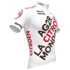 Maglia da ciclismo AG2R Citroen 2022 manica corta (cerniera lunga) squadra di ciclismo professionale