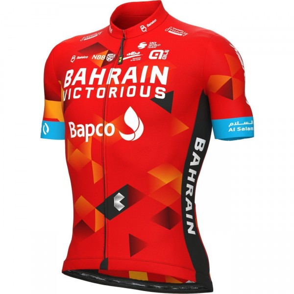 Maglia da ciclismo a maniche corte Bahrain Victorious 2022 - Squadra ciclistica professionale ALE Maglia da ciclismo a maniche corte Bahrain Victorious 2022 - Squadra ciclistica professionale ALE