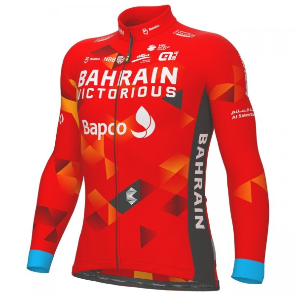 Maglia da ciclismo a maniche lunghe Bahrain Victorious-Jayco 2022 - Squadra ciclistica professionale ALE Maglia da ciclismo a maniche lunghe Bahrain Victorious-Jayco 2022 - Squadra ciclistica professionale ALE