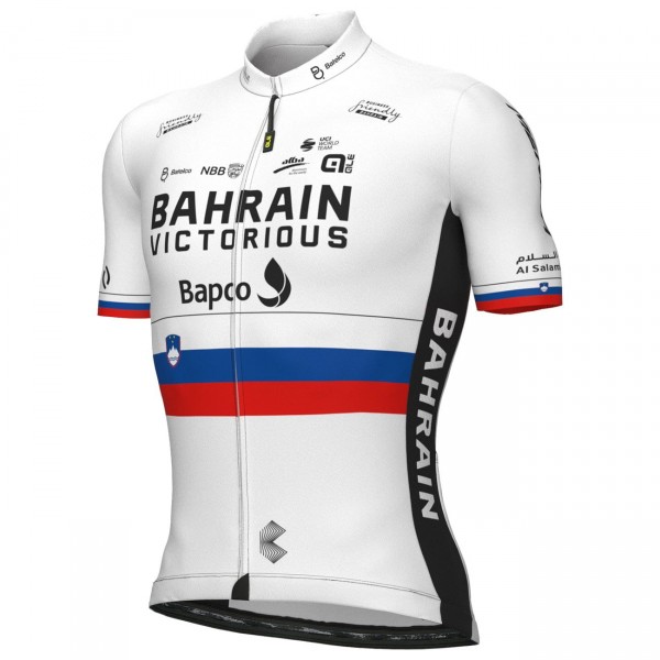 Bahrain vittorioso campione sloveno 2022 maglia da ciclismo a manica corta - ALE Professional Cycling Team Bahrain vittorioso campione sloveno 2022 maglia da ciclismo a manica corta - ALE Professional Cycling Team