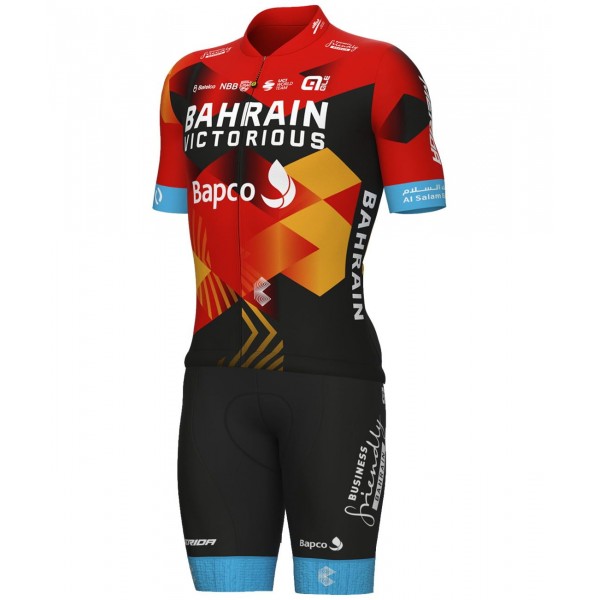 Completo Bahrain Victorious 2023 (maglia+pantaloni)-ALE team di ciclismo professionistico