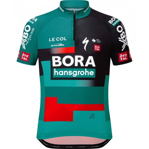 BORA-hansgrohe 2023 maglia da ciclismo per bambini della squadra di ciclismo professionale