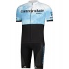 Cannondale FACTORY RACING 2022 Pantaloncini con bretelle in edizione limitata nero/blu della squadra di ciclismo professionale