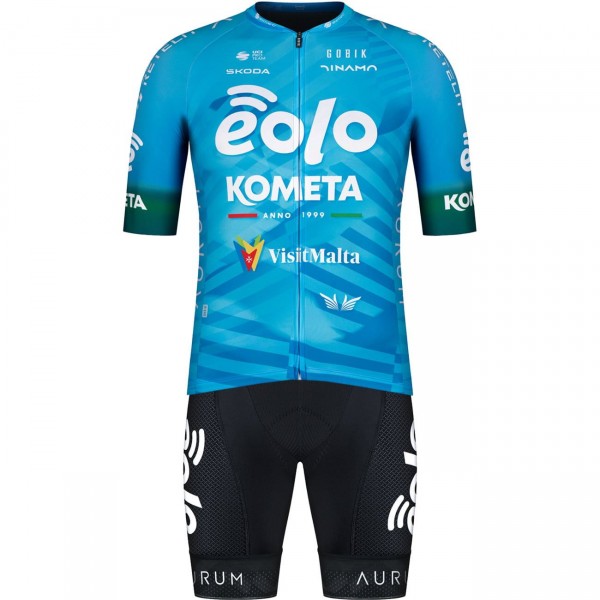 Completo Eolo-Kometa Cycling Team 2023 (maglia + salopette) squadra di ciclismo professionistico