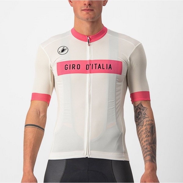Maglia manica corta Giro d'Italia 2023 FUORI-MAGLIA BIANCO Maglia manica corta Giro d'Italia 2023 FUORI-MAGLIA BIANCO