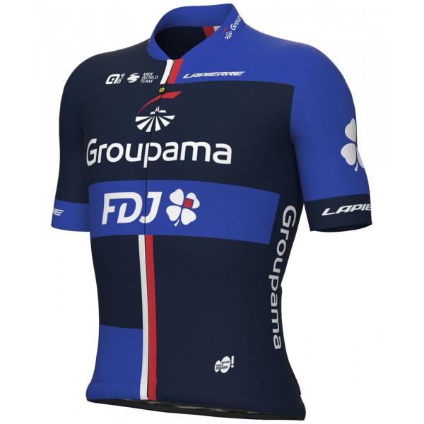 Maglia da ciclismo a maniche corte GROUPAMA-FDJ 2023 - ALE Professional Cycling Team