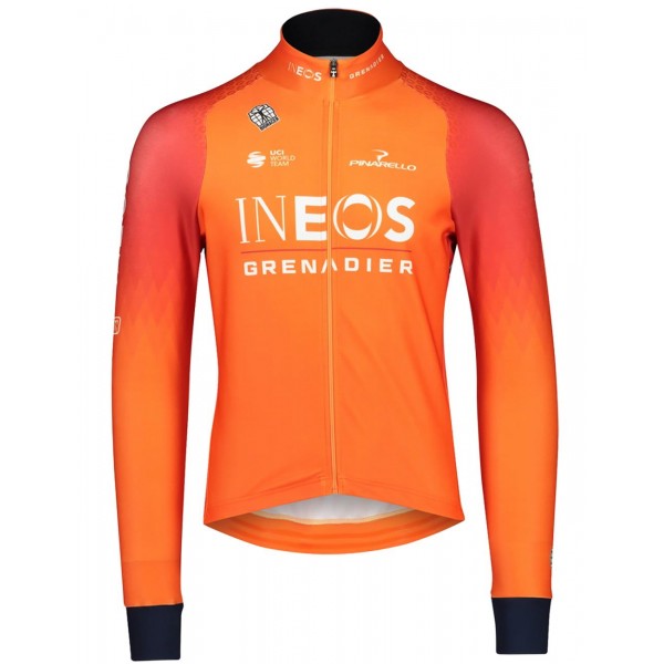 INEOS GRENADIERS 2022 training edition maglia da ciclismo manica lunga squadra di ciclismo professionale INEOS GRENADIERS 2022 training edition maglia da ciclismo manica lunga squadra di ciclismo professionale