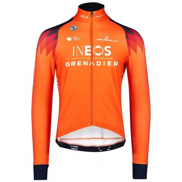 Maglia da ciclismo manica lunga INEOS GRENADIERS 2023 Training Edition Professional Cycling Team