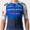Maglia da ciclismo Quick Step Alpha Vinyl 2022 CLIMBER'S 3.1 manica corta (cerniera lunga) squadra di ciclismo professionale