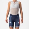 Pantaloncini da ciclismo Soudal Quick-Step 2023 Competizione da donna, squadra di ciclismo professionale