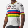 Soudal Quick-Step World Champion Rainbow Jersey 2023 Competizione Maglia da ciclismo a maniche corte Squadra di ciclismo professionale