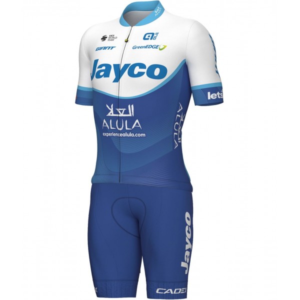 Set Team Jayco AlUla 2023 (maglia manica corta+pantaloni)-ALE Professional Cycling Team Set Team Jayco AlUla 2023 (maglia manica corta+pantaloni)-ALE Professional Cycling Team