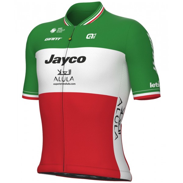 Maglia ciclismo manica corta Team Jayco AlUla campione italiano 2023 - ALE Professional Cycling Team Maglia ciclismo manica corta Team Jayco AlUla campione italiano 2023 - ALE Professional Cycling Team