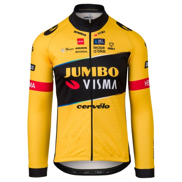 Maglia ciclismo TEAM JUMBO-VISMA 2023 a maniche lunghe team di ciclismo professionistico