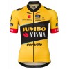 Maglia ciclismo donna TEAM JUMBO-VISMA 2023 a maniche corte team di ciclismo professionistico