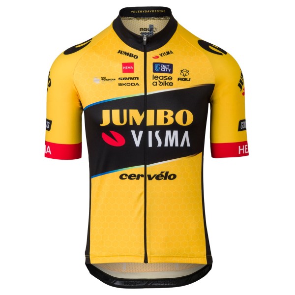 Maglia manica corta TEAM JUMBO-VISMA 2023 squadra ciclistica professionale