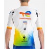 Maglia da ciclismo Team TotalEnergies 2022 manica corta (cerniera lunga) squadra di ciclismo professionale