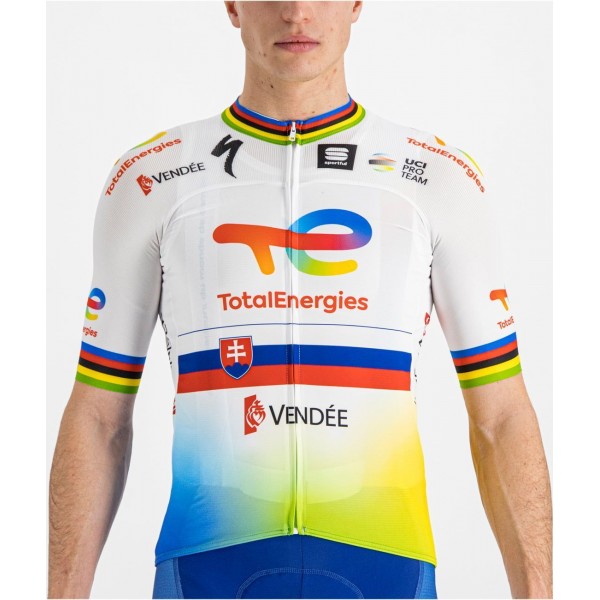 Team TotalEnergies Slovak champion Sagan edition 2022 maglia della squadra di ciclismo professionale a maniche corte