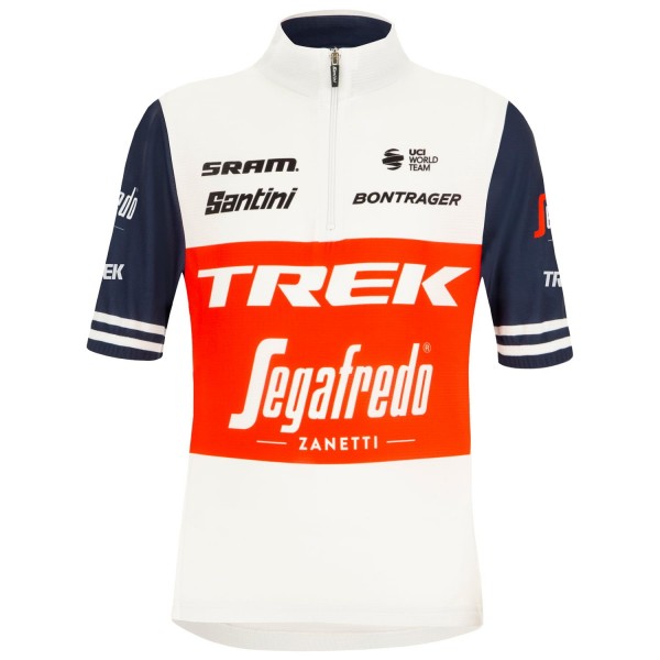 TREK-SEGAFREDO 2022 Maglia da ciclismo manica corta per bambini Squadra di ciclismo professionale