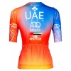 UAE TEAM ADQ 2023 Maglia da ciclismo a manica corta da donna Squadra di ciclismo da donna