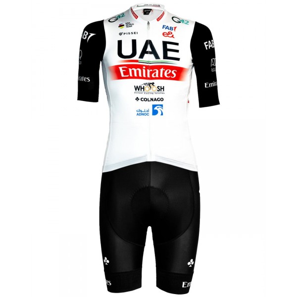 Completo UAE TEAM EMIRATES 2023 (maglia + salopette) squadra di ciclismo professionistico