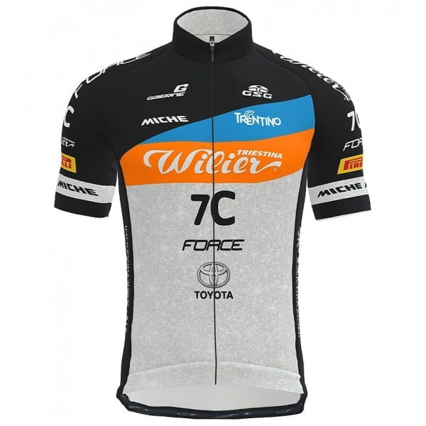 Maglia ciclismo Wilier Force 7C MTB Team 2022 manica corta (cerniera lunga) squadra ciclistica