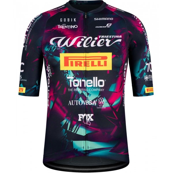 Maglia ciclismo manica corta Wilier Triestina-Pirelli Factory Team 2023 squadra ciclistica professionale