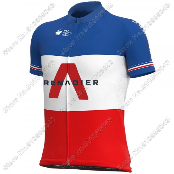 Fdj 2021 France INEOS Grenadier Maglia Ciclismo Manica Corta 4753-NKU