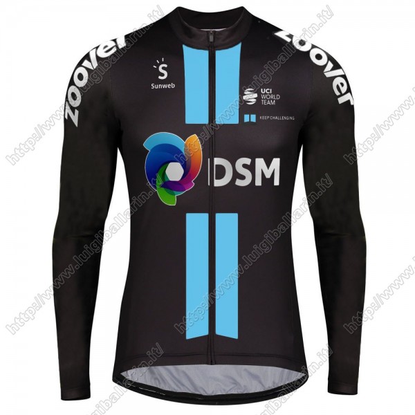 DSM Team Sunweb 2021 Abbigliamento Maglia Ciclismo Manica Lunga 01
