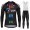 DSM Team Sunweb 2021 Abbigliamento Maglia Ciclismo Manica Lunga e Salopette Lunga 08