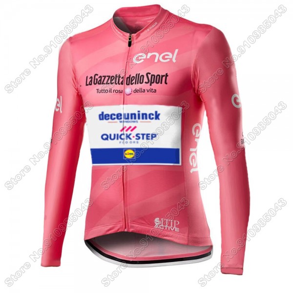 Giro D'italia Quick Step 2021 Maglia Ciclismo Manica Lunga 6596-NGH