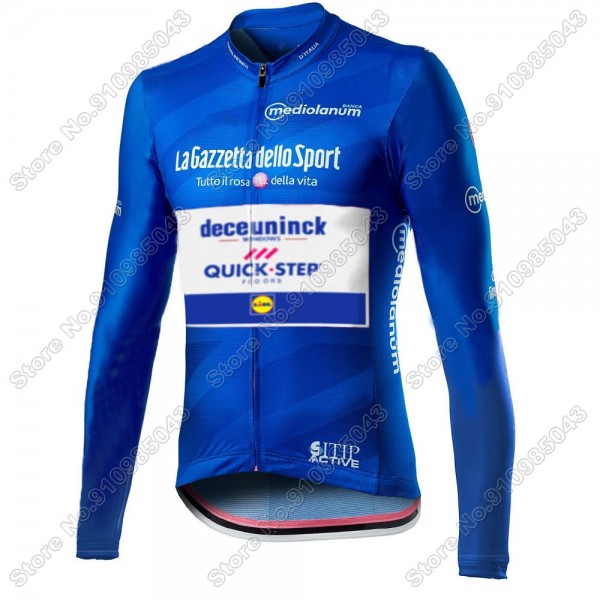 Giro D'italia Quick Step 2021 Maglia Ciclismo Manica Lunga 1577-XZI