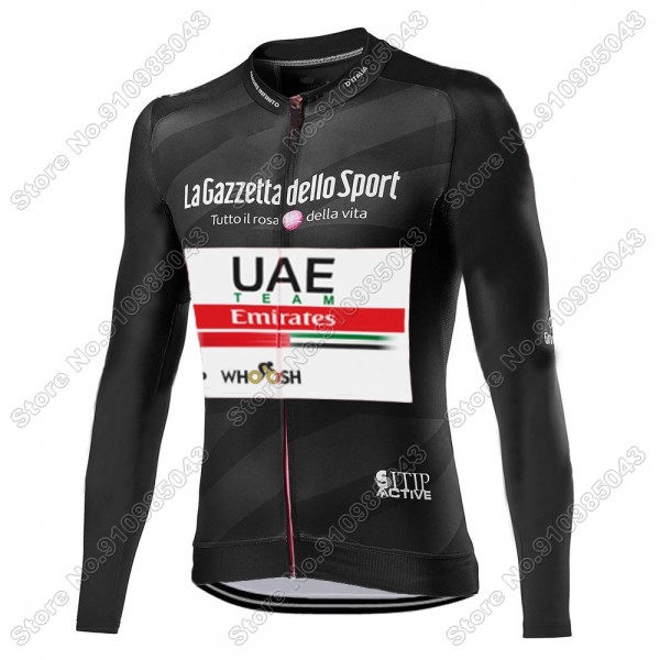 Giro D'italia Uae Emirates 2021 Maglia Ciclismo Manica Lunga 3041-QBH
