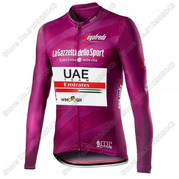 Giro D'italia Uae Emirates 2021 Maglia Ciclismo Manica Lunga 1221-YQB